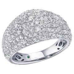 Bague « Bahia » de Graziela Gems en or blanc 18 carats et diamants blancs