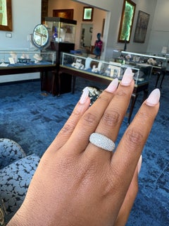Graziela Gems 18K White Gold & White Diamond “Bahia” Ring
