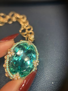18K Yellow Gold “Paradise” Necklace Pendant by Erica Courtney