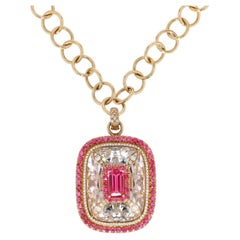 18K Yellow Gold Victoria Pendant Necklace by Erica Courtney