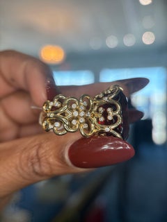 18K Yellow Gold Spessartite Garnet & Diamond Ring by Erica Courtney – 45.47 CT