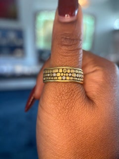 Alex Sepkus 18K Yellow Gold “Old Bridge” Diamond Band – Luxury Designer Diamond