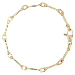 Alex Sepkus 18K Yellow Gold Box Bracelet – Luxury Designer Gold Bracelet