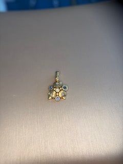 Alex Sepkus 18K Yellow Gold “Night Moth” Sapphire & Diamond Necklace