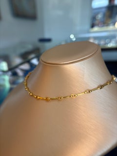 Alex Sepkus 18K Yellow Gold Box Chain – Luxury Designer Gold Necklace