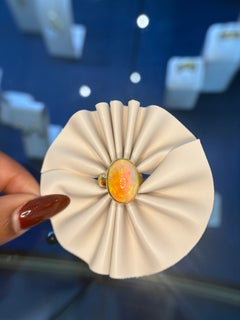 Gurhan 24K Yellow Gold Oval Ethiopian Opal Ring – Luxury Fine Jewelry