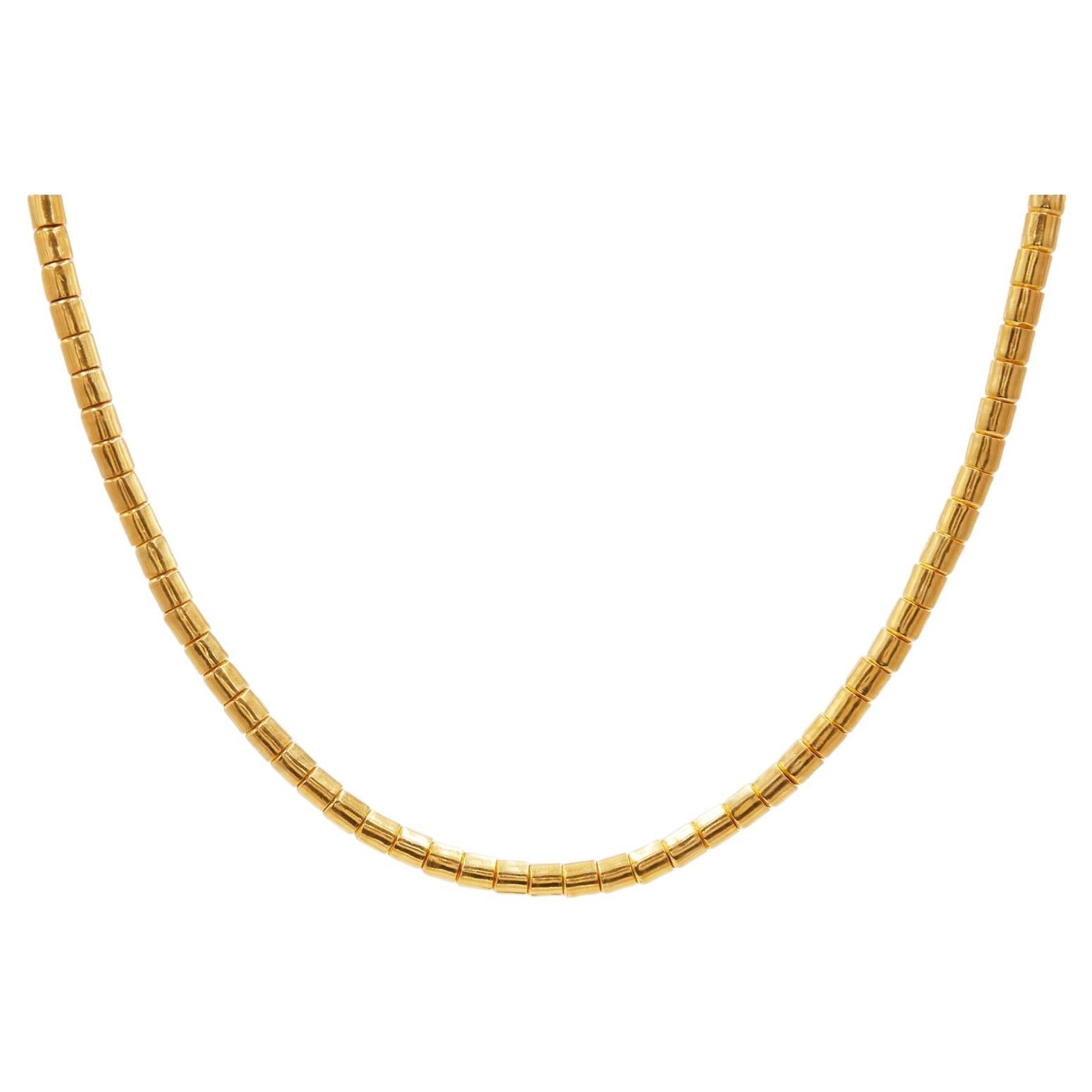 Pre-owned Gurhan 24k Yellow Gold �vertigo� Necklace � Luxury Designer Gold Jewelry