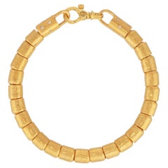 Gurhan Vertigo 24K Gold Diamond Single-Strand Beaded Bracelet