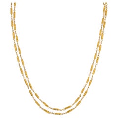 Gurhan 24K Yellow Gold All Around Vertigo Long Necklace – Luxury Jewelry