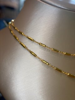 Gurhan 24K Yellow Gold All Around Vertigo Long Necklace – Luxury Jewelry