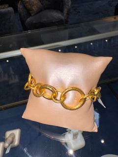 Gurhan 24K Yellow Gold Hoopla Geometric Round Link Bracelet