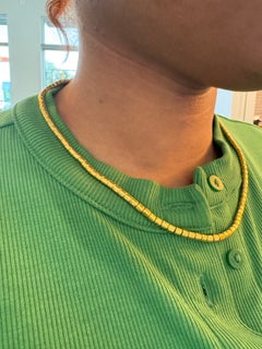Gurhan 24K Yellow Gold Thin Hammered Vertigo Necklace – Luxury Jewelry