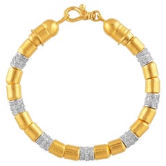 Gurhan 24K Gold 6.5mm Vertigo Diamond Pavé Bracelet – Luxury Jewelry