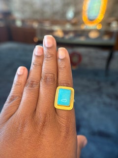 Lika Behar 24K Yellow Gold & Sterling Silver Kingman Turquoise