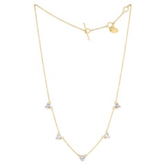 Lika Behar 24K Yellow Gold & Diamond 5 Station Dylan Necklace