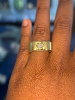 Loraida 18K Yellow Gold Vortex Chunky Diamond Ring