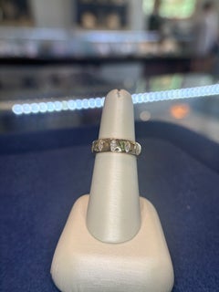 Mark Henry 18K Yellow Gold Diamond Guardian Ring  Luxury Fine Jewelry