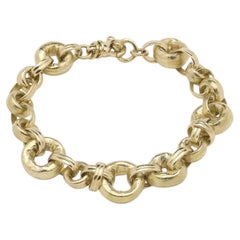 Pulsera Misani de malla redonda «Cleopatra» en oro amarillo de 18 quilates