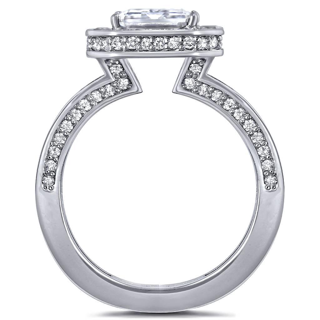 Emerald Cut Alex Soldier GIA Certified 1.02 Carat FSI1 Diamond Gold Engagement Ring