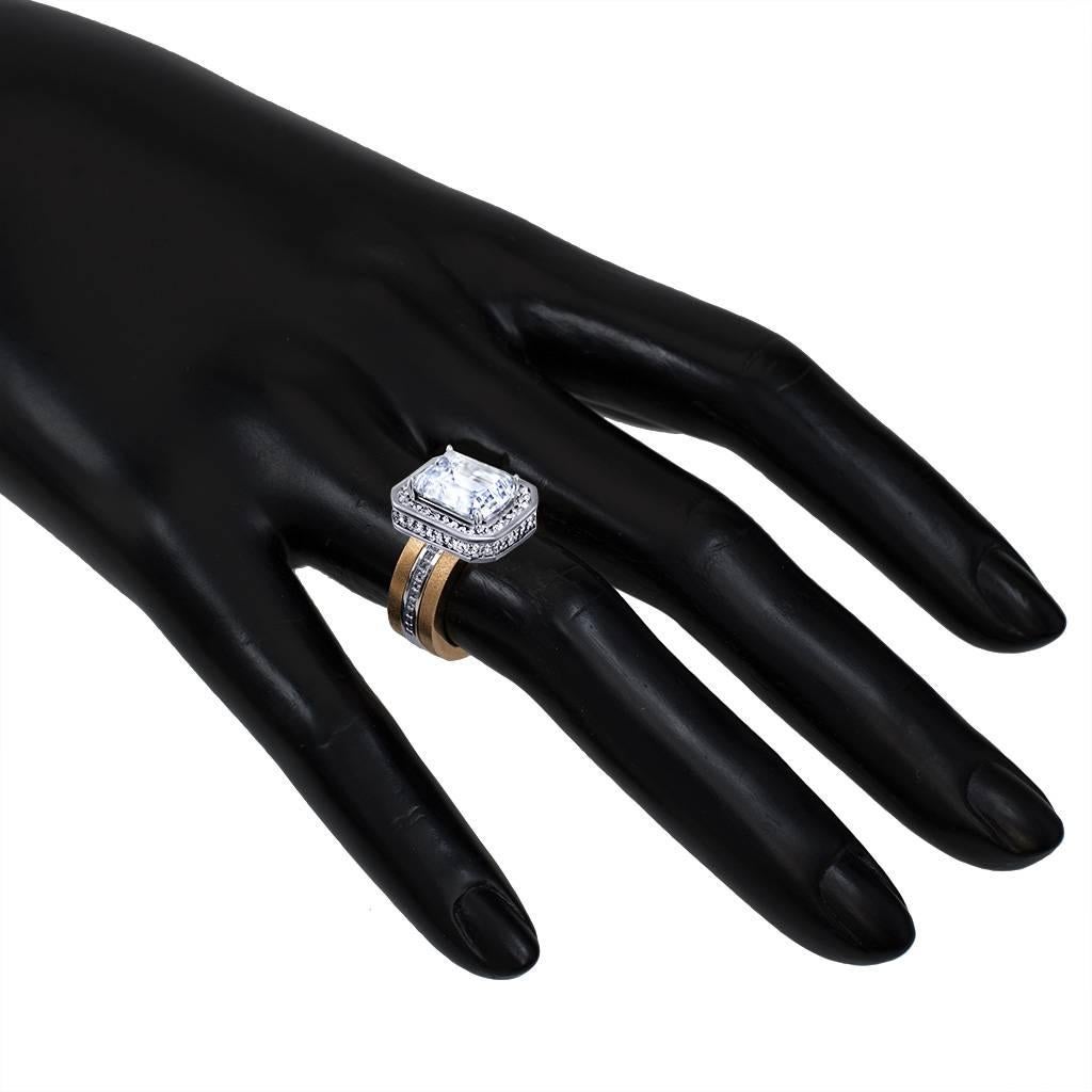 Alex Soldier GIA Certified 1.02 Carat FSI1 Diamond Gold Engagement Ring 3