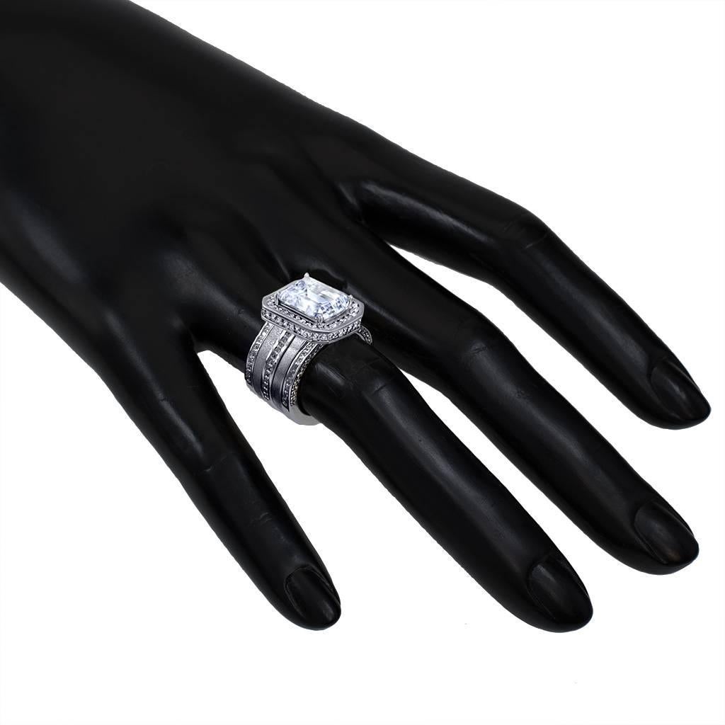 Alex Soldier GIA Certified 1.02 Carat FSI1 Diamond Gold Engagement Ring 4