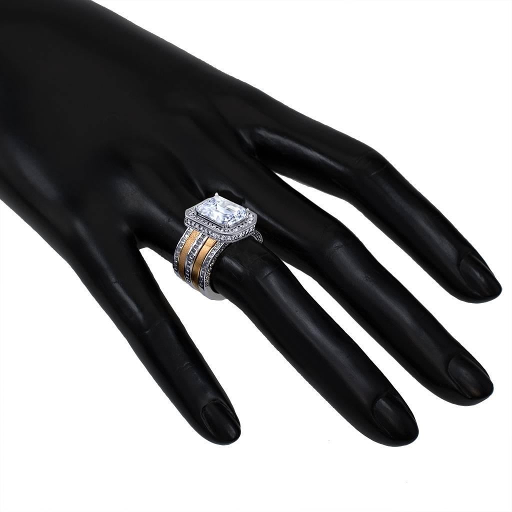 Alex Soldier GIA Certified 1.02 Carat FSI1 Diamond Gold Engagement Ring 5