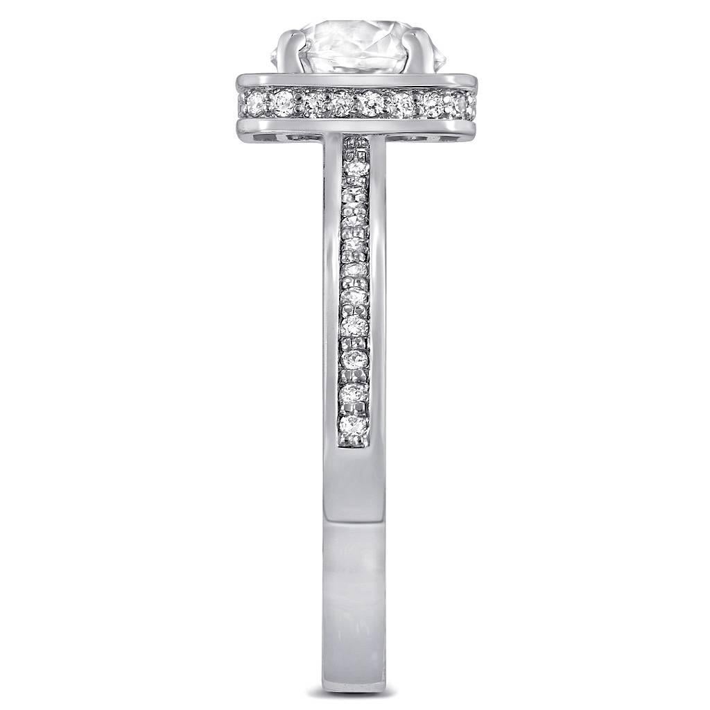 Women's Alex Soldier Eternal Love Diamond Platinum Engagement Ring One of a Kind