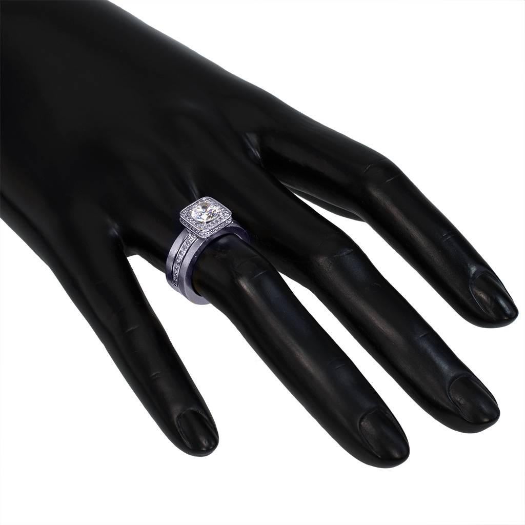 Alex Soldier Eternal Love Diamond Platinum Engagement Ring One of a Kind 4