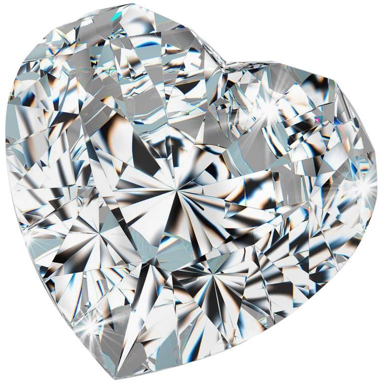 1.08 Carat D Color VVS1 GIA Certified Heart Brilliant Diamond One of a Kind For Sale