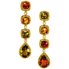 Gold Dangle Earrings