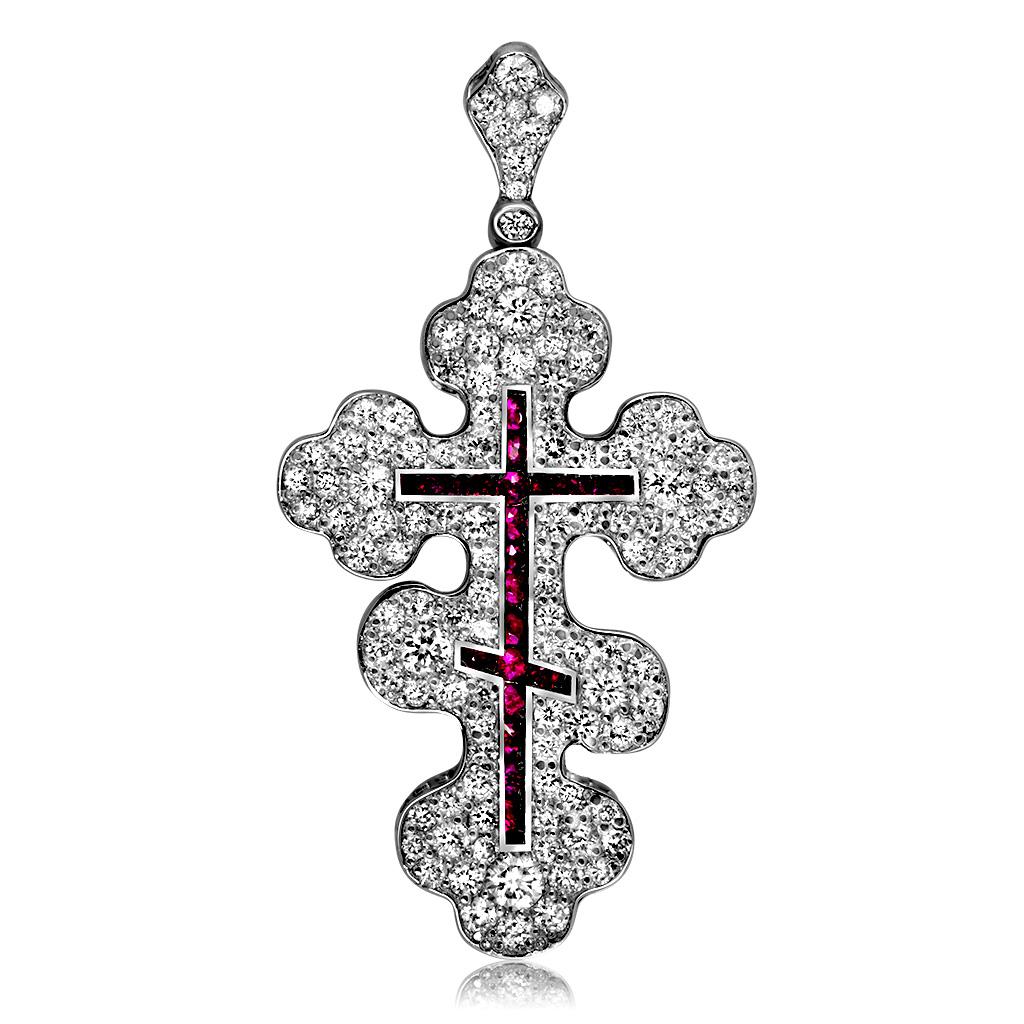 Alex Soldier's Cross collection is a tribute to faith, love and beauty. The design of the cross resembles a fragment of a church or an old icon from a long bygone era. The entire composition consists of several components nestled together to form