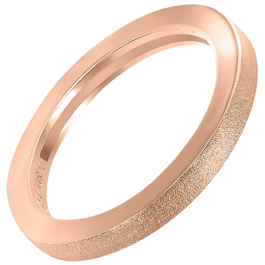 Rose Gold Textured Band One of a Kind