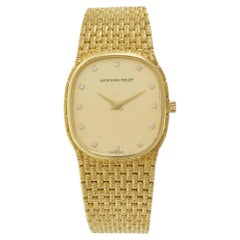 Vintage-Uhr von Audemars Piguet aus den 1980er Jahren: „Cobra“ aus 18-karätigem Gelbgold mit Diamantbesatz