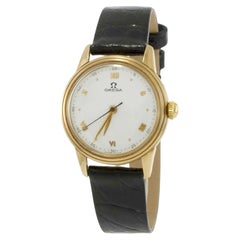 Vintage Circa 1943 Omega 14KT Yellow Gold Dress Watch – Manual Wind