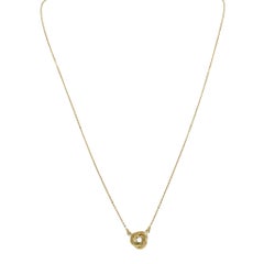 14KT Yellow Gold Love Knot Necklace