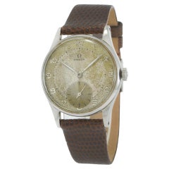 Vintage 1950 Omega Stainless Steel Manual Wind Watch Ref. 2540-7