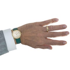 Vintage 1955 LeCoultre Ref. 3036 14KT Gold Sub-Seconds Dress Watch