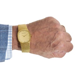 Vintage-Uhr von Audemars Piguet aus den 1980er Jahren: „Cobra“ aus 18-karätigem Gelbgold mit Diamantbesatz