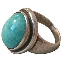 Georg Jensen Ring No 46A with Amazonite
