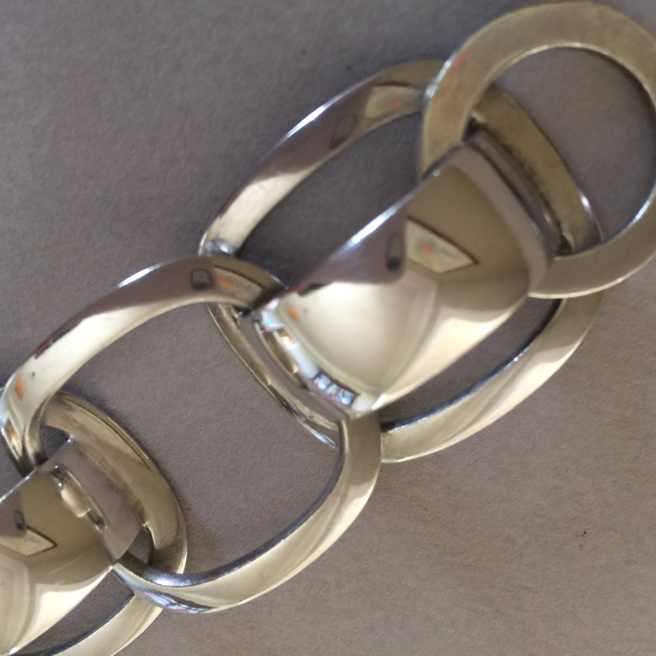 Georg Jensen Modernist Bracelet No. 192a by Ibe Dahlquist In Good Condition For Sale In San Francisco, CA