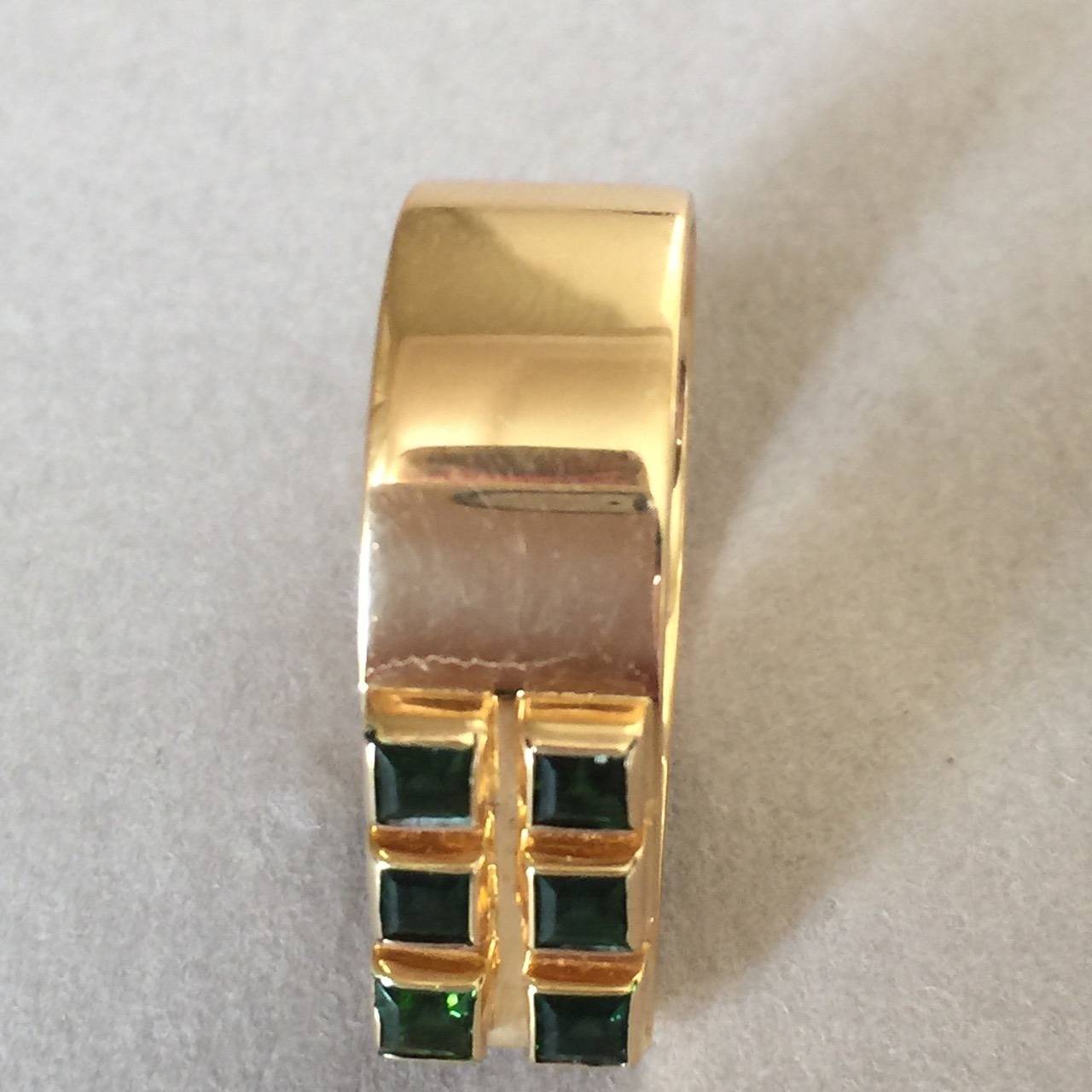 Georg Jensen Tourmaline Gold Ring No. 937