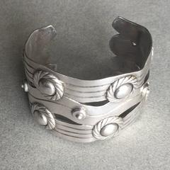 William Spratling 980 Silver River of Life Cuff Bracelet