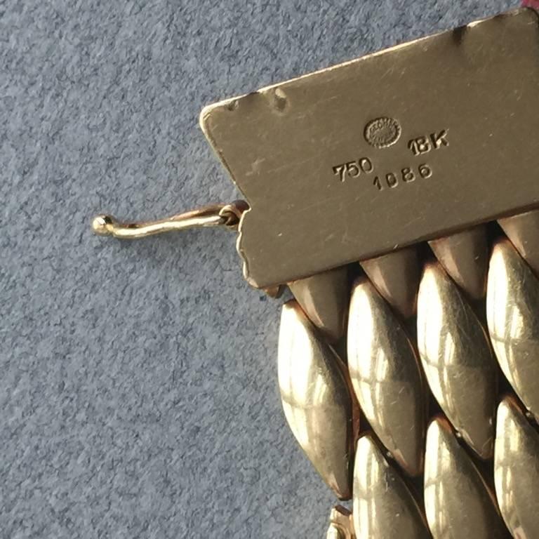 Georg Jensen Harald Nielsen Gold Bracelet No 1086  2