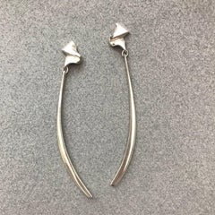 Lapponia Sterling Silver Pair of Earrings by Zolton Popovits