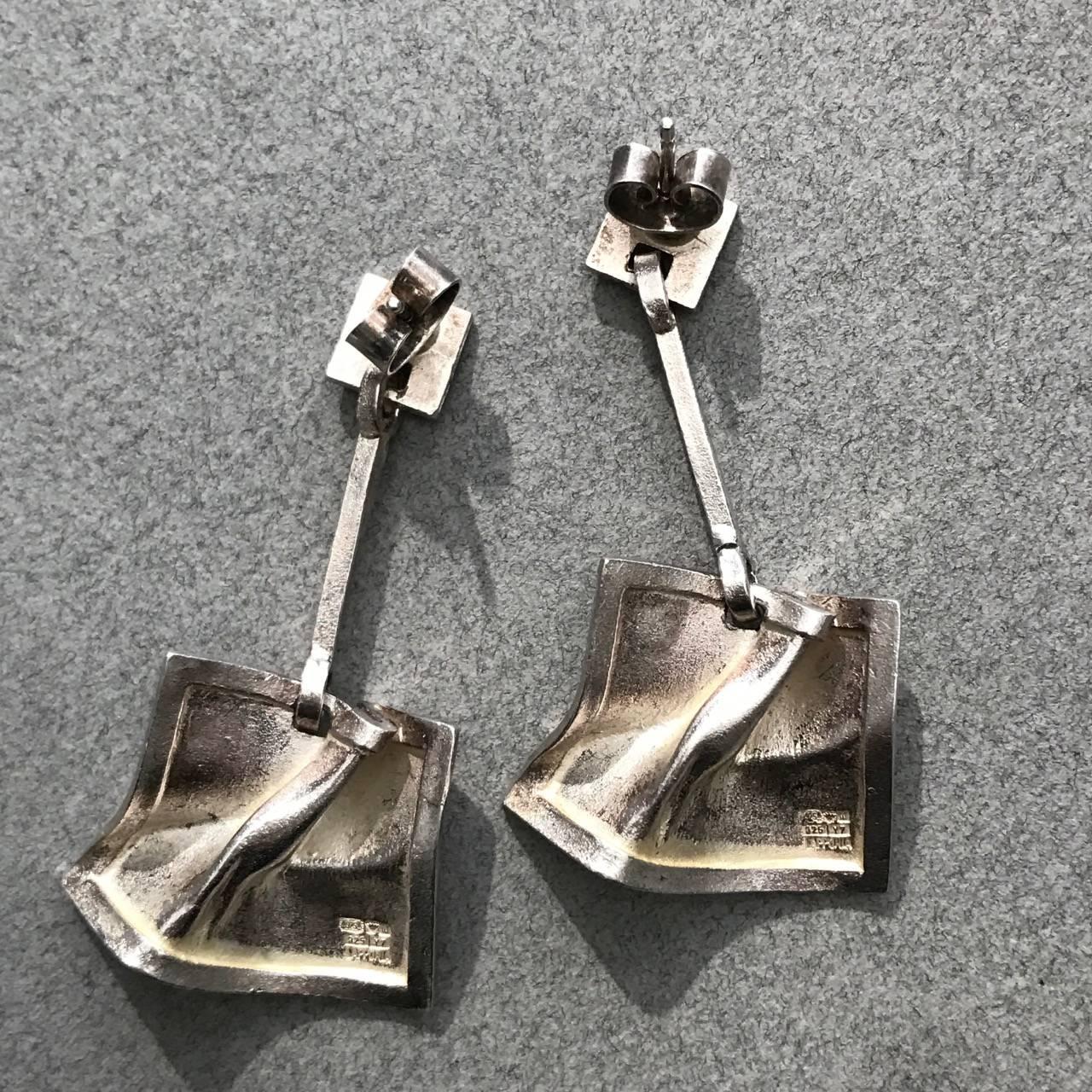 Lapponia Sterling Silver Pair of 
