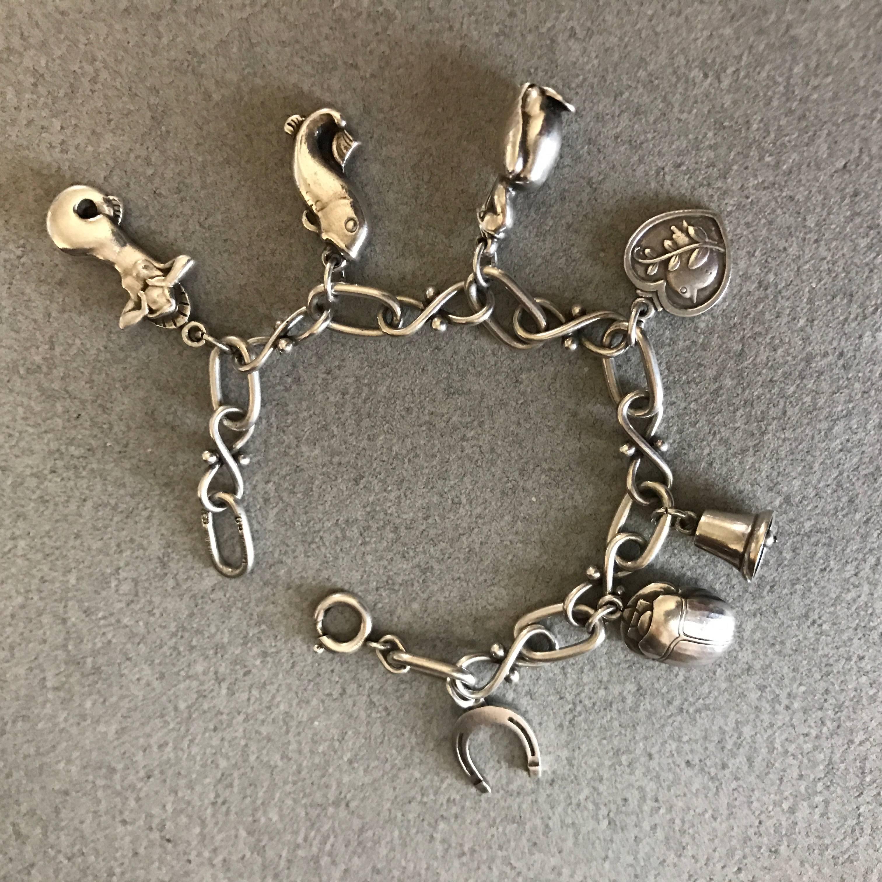 georg jensen charm bracelet