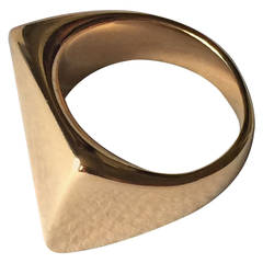 Georg Jensen Modernist Ring in Gold by Henning Koppel No. 1141