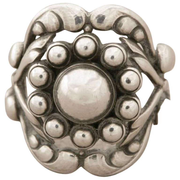 Georg Jensen "Moonlight Blossom" Ring, no. 10