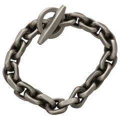 Vintage Hans Hansen Sterling Silver Chain Bracelet.