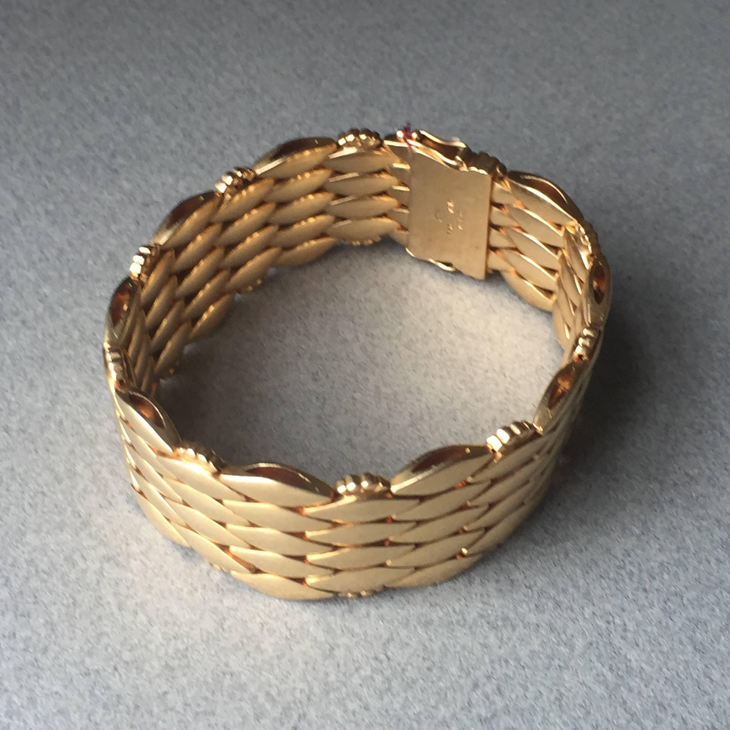 Women's Georg Jensen Harald Nielsen Gold Bracelet No 1086 
